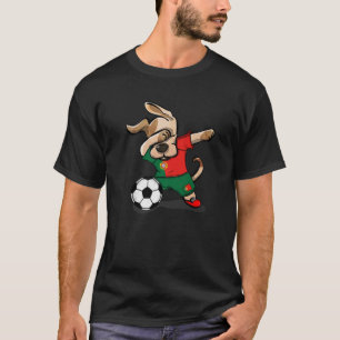 Camiseta Dabbing Dog Portugal Soccer Fans Jersey Portugal