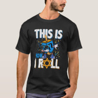 Dabbing Dreidel É Assim Que Eu Rolo Menorah Hanukk