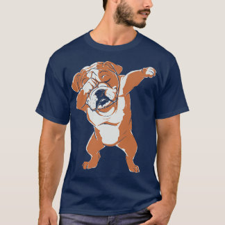 Camiseta Dabbing English Buldog, Dab Dance Puppy Lover Pre