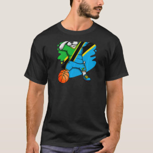 Camiseta Dabbing French Buldog Tanzania Basball Fan Jer