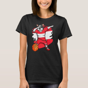 Camiseta Dabbing French Buldogue Austria Basball Fan Jers