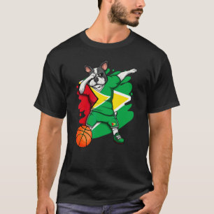 Camiseta Dabbing French Buldogue Guyana Basball Fan Jerse