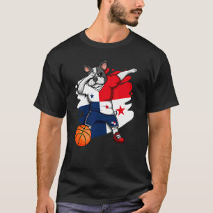 Camiseta Dabbing French Buldogue Panamá Basquete Fan Jerse