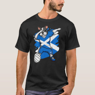 Camiseta Dabbing French Buldogue Scotland Voleibol Fan Jer