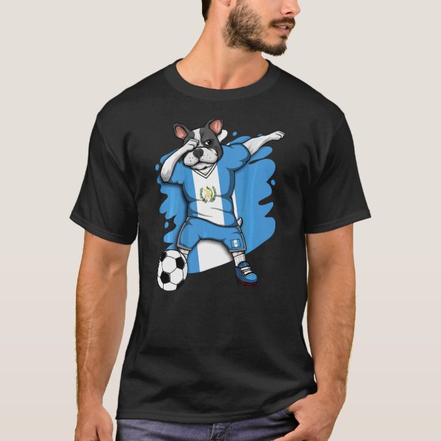 Camiseta Dabbing French Bulgue Guatemala Soccer Fan Jersey (Frente)