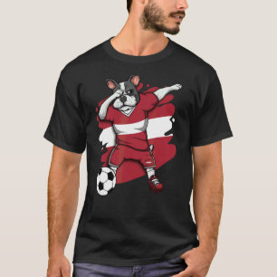 Camiseta Dabbing French Bulgue Latvia Soccer Fans Jersey F