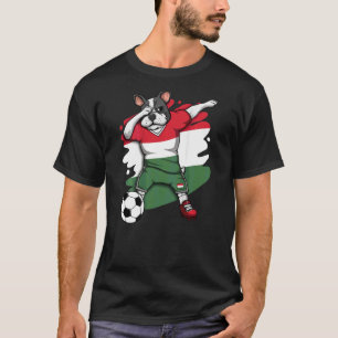 Camiseta Dabbing French Bulldog Hungary Soccer Fans Jersey
