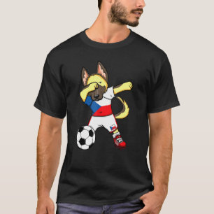 Camiseta Dabbing German shepherd na República Checa