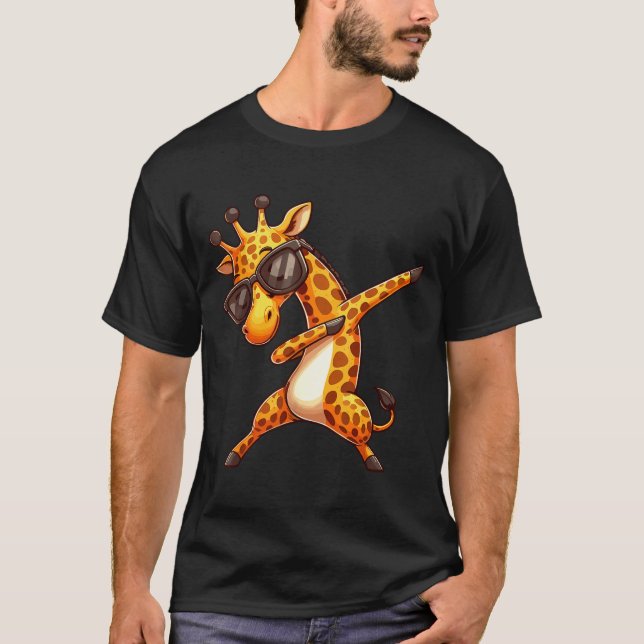 Camiseta Dabbing Giraffe  (Frente)