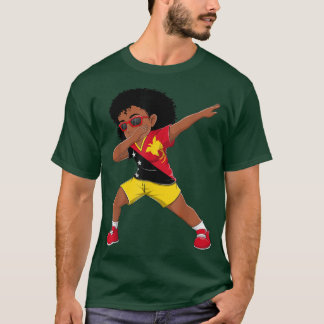 Camiseta Dabbing Girl Papua Nova Guiné Papua Nova Guiné Fl