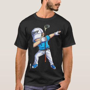 Camiseta Dabbing Golf Player Golfer Golfing Engraçado Homen