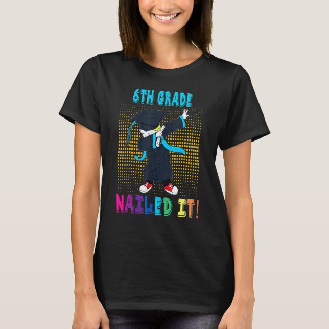 Camiseta Dabbing Graduation Boy 6 Graus Ningou Engraçado (Frente)