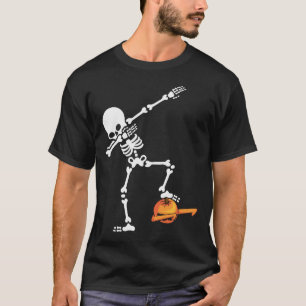 Camiseta Dabbing Halloween Boys Skeleton Zombie Scarbie