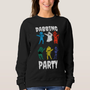 Camiseta Dabbing Halloween Party Monsters Ghouls Al