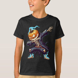 Camiseta Dabbing Halloween Skeleton Monster Dab Spooky Boys