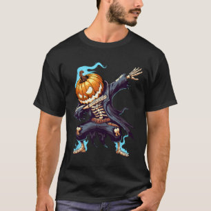 Camiseta Dabbing Halloween Skeleton Monster Dab Spooky Boys