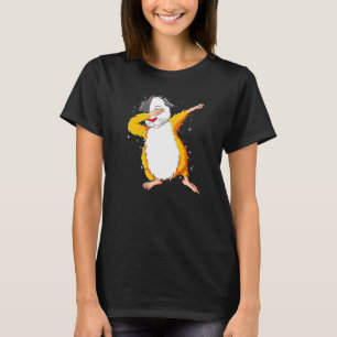 Camiseta Dabbing Hamster Dab Cuide Crianças Pet Guiné