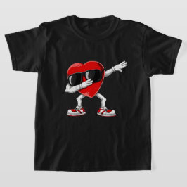 Camiseta Dabbing Heart Engraçado Gifts Mens Garotos Namorad
