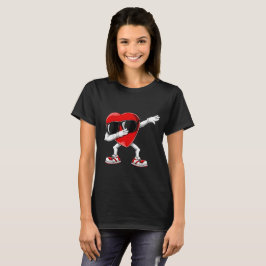 Camiseta Dabbing Heart Engraçado Gifts Mens Garotos Namorad