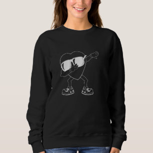 Camiseta Dabbing Heart vestindo óculos de sol é um Valenti