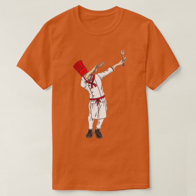 Camiseta Dabbing Hibachi Chef 1 (Frente do Design)