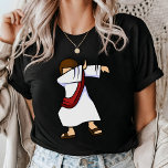 Camiseta Dabbing Jesus Funny Christian<br><div class="desc">Celebre a fé com uma reviravolta moderna! Esta camiseta "Dabbing Jesus" é uma maneira divertida e única de expressar suas crenças cristãs. Perfeito para grupos jovens, excursões casuais, ou qualquer um que ama uma boa risada. Esta design certamente vira cabeças e provoca conversas sobre fé de uma forma reluzente. Compartilhe...</div>