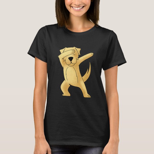 Camiseta Dabbing Labrador Retriever Dog Kids Labrador Lab D (Frente)