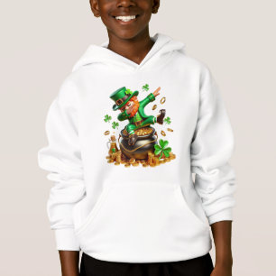 Camiseta Dabbing Leprechaun Dia de São Patrício - Panela de