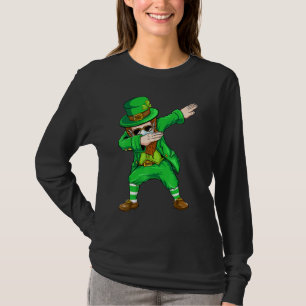Camiseta Dabbing Leprechaun Face Mask Boys