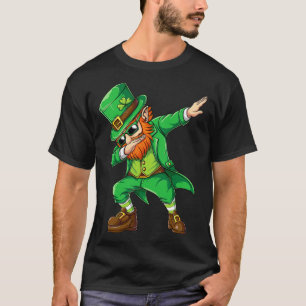 Camiseta Dabbing Leprechaun Funny Gifts Men Kids Rua Pa