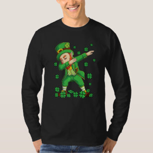 Camiseta Dabbing Leprechaun Saint Patricks Dia 2022 Boys Ki