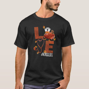 Camiseta Dabbing Love Turkey Stethoscope Enfermeira Vida Gr