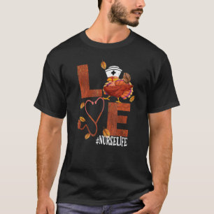 Camiseta Dabbing Love Turkey Stethoscope Enfermeira Vida Gr