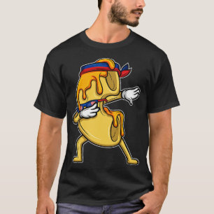 Camiseta Dabbing Mac and Cheese 4 de julho Dia da Independê