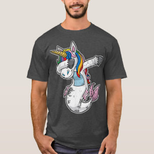 Camiseta Dabbing Mermaid Unicorn