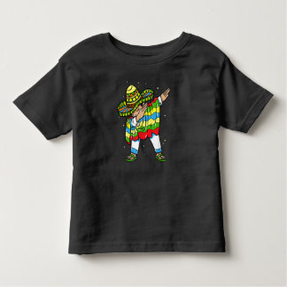 Camiseta Dabbing Mexican Poncho Sombrero Cinco de Mayo Part