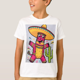 Camiseta Dabbing mexicano Poncho Cinco de Mayo