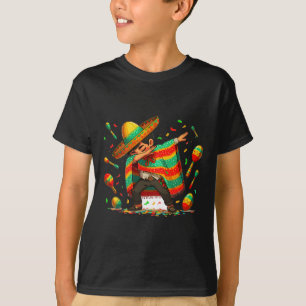 Camiseta Dabbing mexicano Poncho Cinco De Mayo Boys Men Som