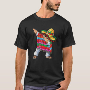 Camiseta Dabbing mexicano Poncho Cinco De Mayo Boys Men Som