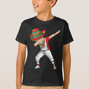 Camiseta Dabbing mexicano Poncho Cinco De Mayo Boys Men Som