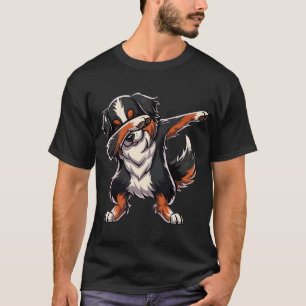 Camiseta Dabbing Montanha Bernesa Dança Dab Amante de Cacho