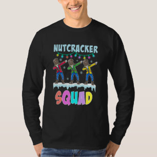 Camiseta Dabbing Nutcracker Squad Balé Engraçado de Natal P