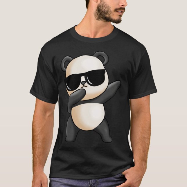 Camiseta Dabbing Panda Cute Animal Giant Panda Bear Dab Dan (Frente)