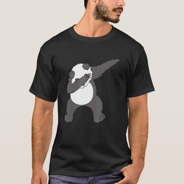 Camiseta Dabbing Panda Graphic Animal Graphic (Frente)