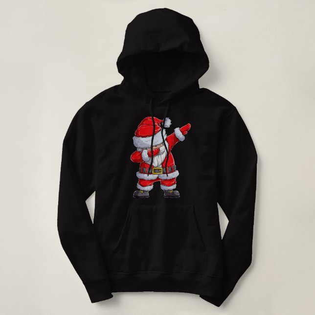 Camiseta Dabbing Papai Noel Boys de Natal Men Engraçado Xma (Frente do Design)