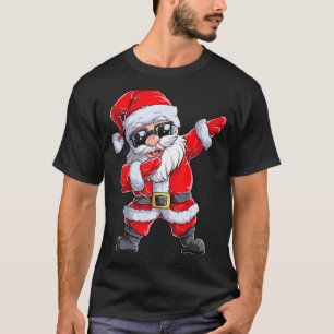 Camiseta Dabbing Papai Noel Christmas Boys Men Xmas Dab Da