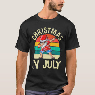 Camiseta Dabbing Papai noel Christmas in Julian Havaiian Lo