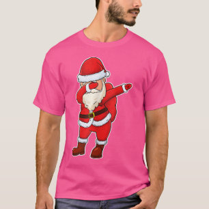 Camiseta Dabbing Papai Noel Engraçado Presente no Natal Hip