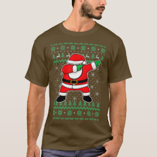 Camiseta Dabbing Papai Noel Feriados de Natal