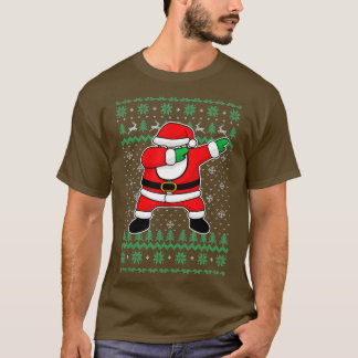 Camiseta Dabbing Papai Noel Feriados de Natal